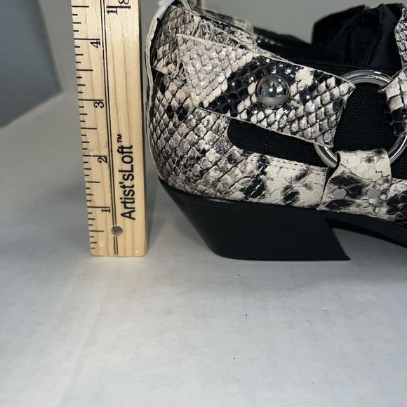 Rag & Bone Westin Harness Bootie Black/White Sz 9 (39 EU) MSRP $550- New In Box - Picture 8 of 10